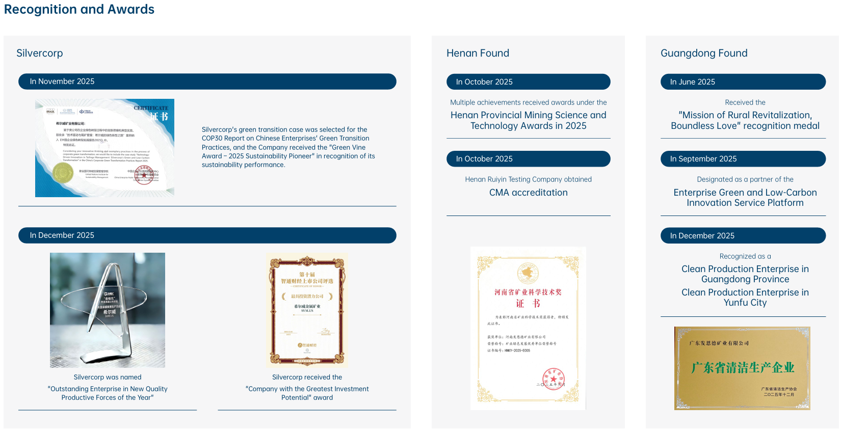 3. Awards 2026
