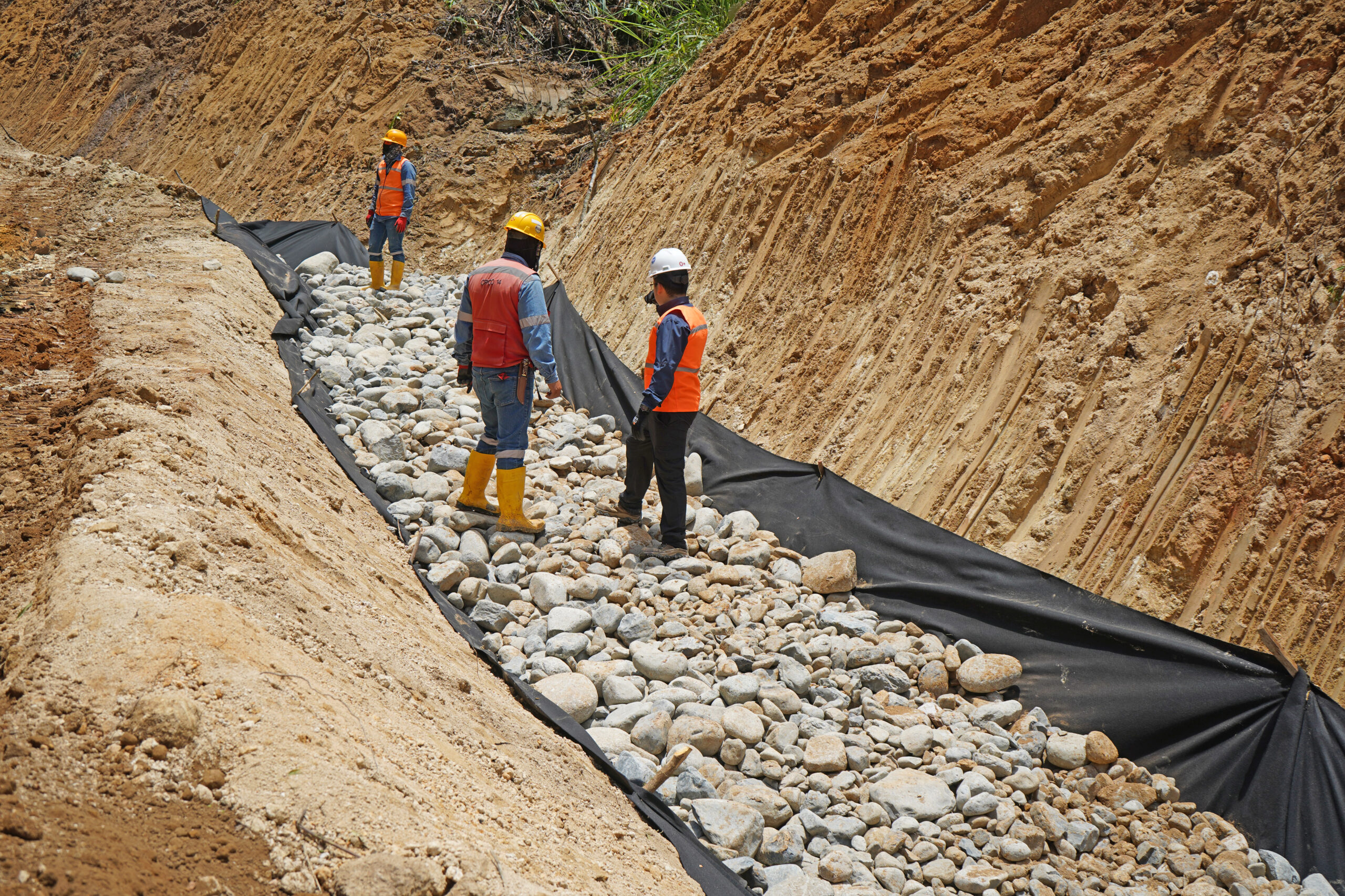 Contrucción de drenes